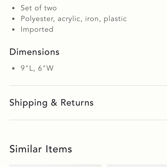 Embellished Felt Hair Bows, Set of Two - Wine - NWT - Picture 3 of 16